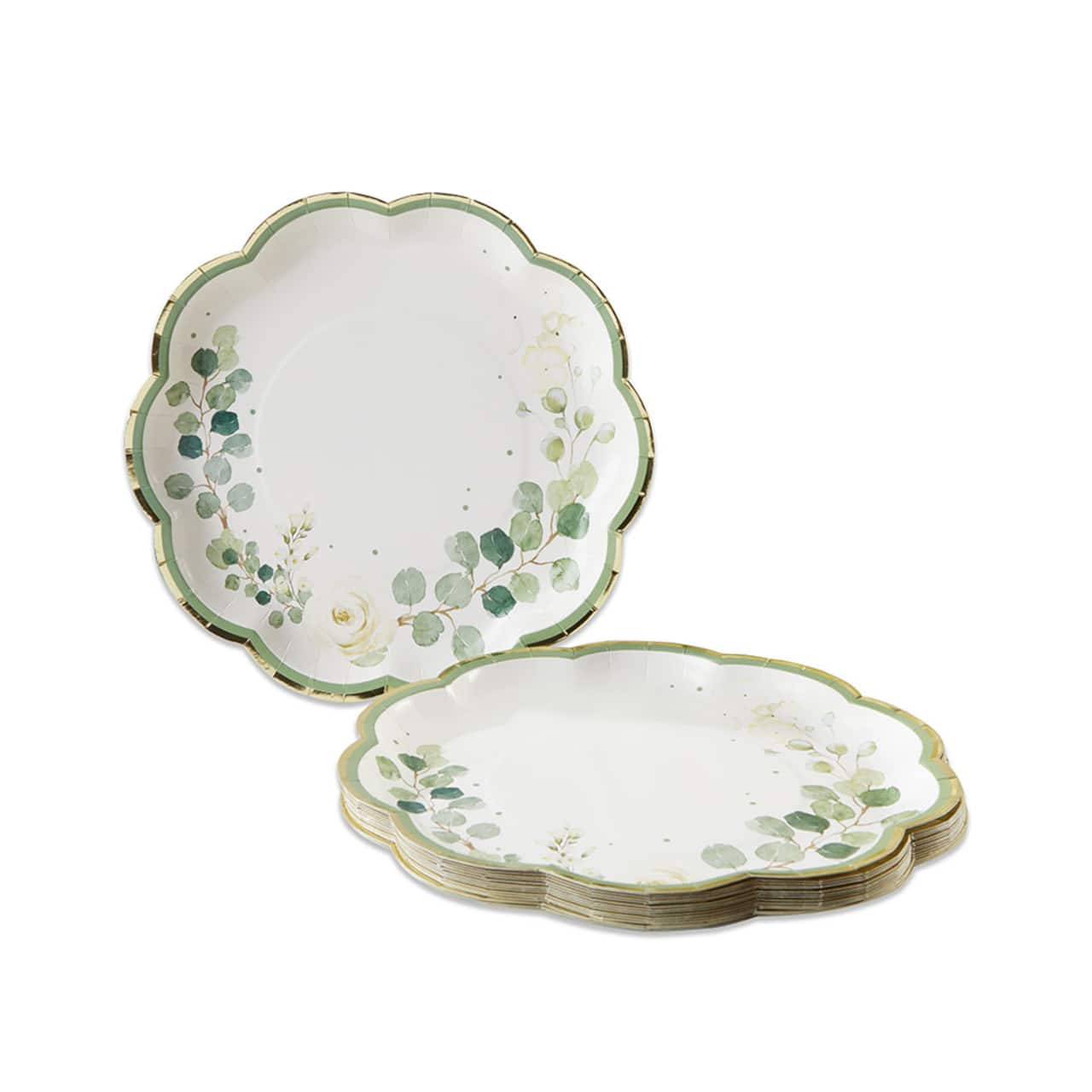 Kate Aspen® 9" Botanical Garden Premium Paper Plates, 32ct.